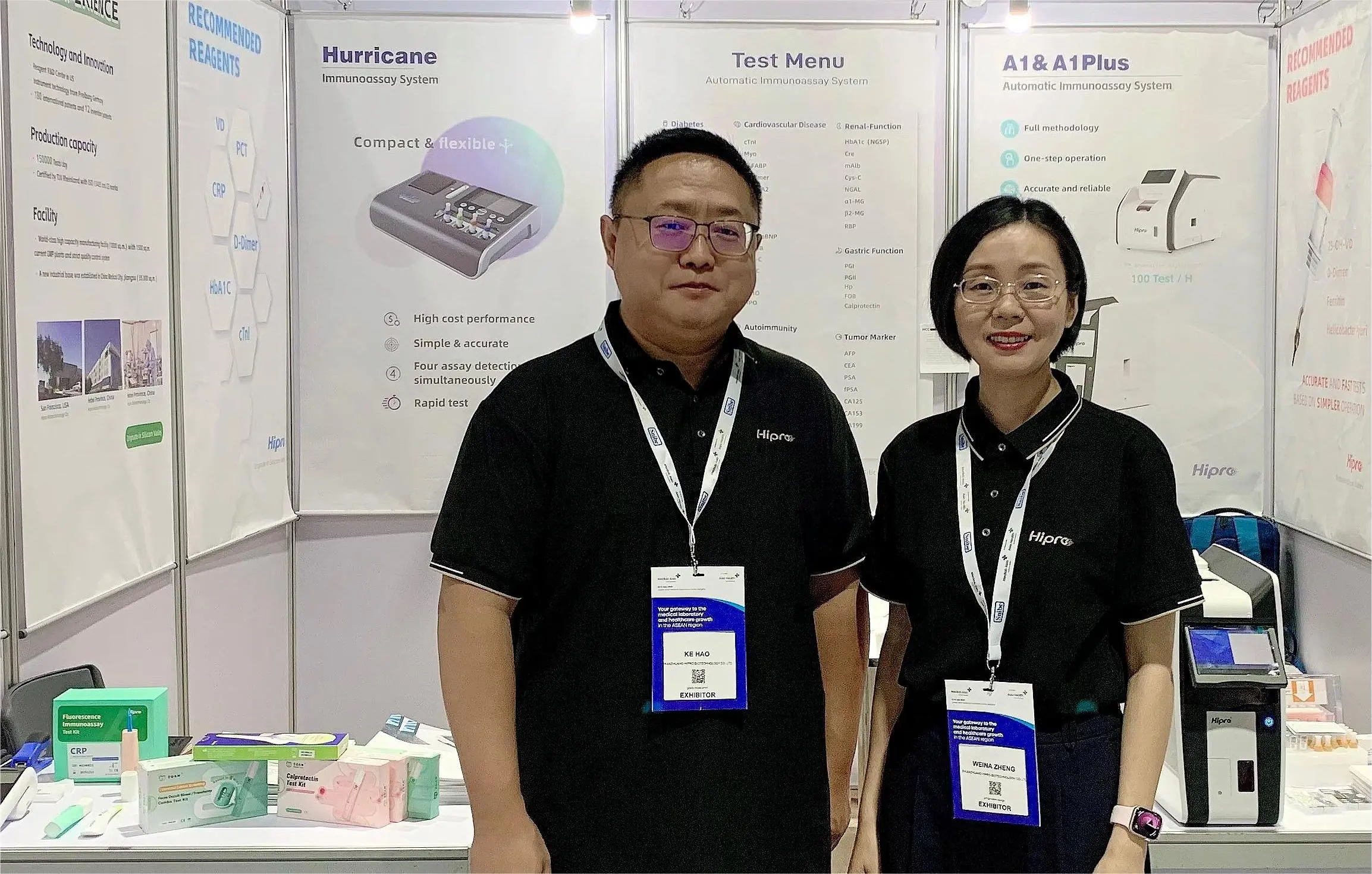 Hipro Biotechnology attended the Medlab Asia  in Bangkok, Thailand